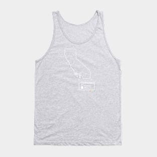 California Bottoms / Tops Map Tank Top